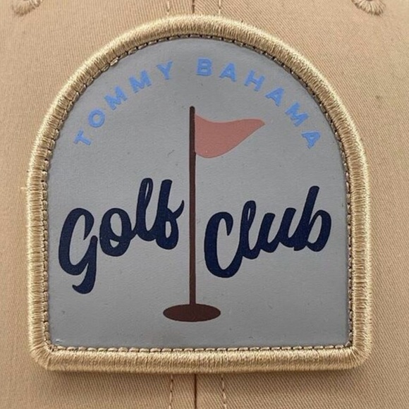🆕Tommy Bahama Golf Club‎ Trucker Hat Beige Mesh Back Standard Fit - Picture 2 of 7
